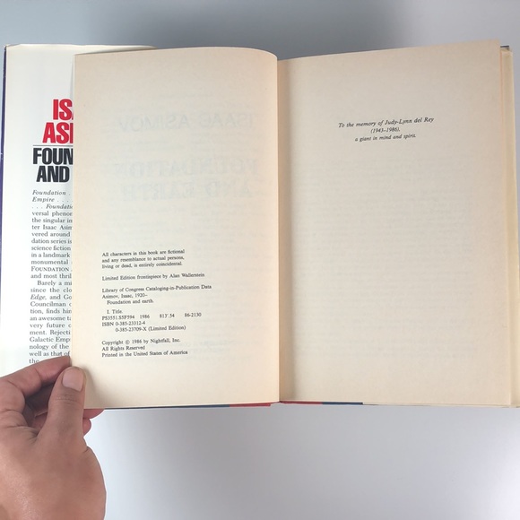 2/$50 - Foundation and Earth by Isaac Asimov - Picture 6 of 12